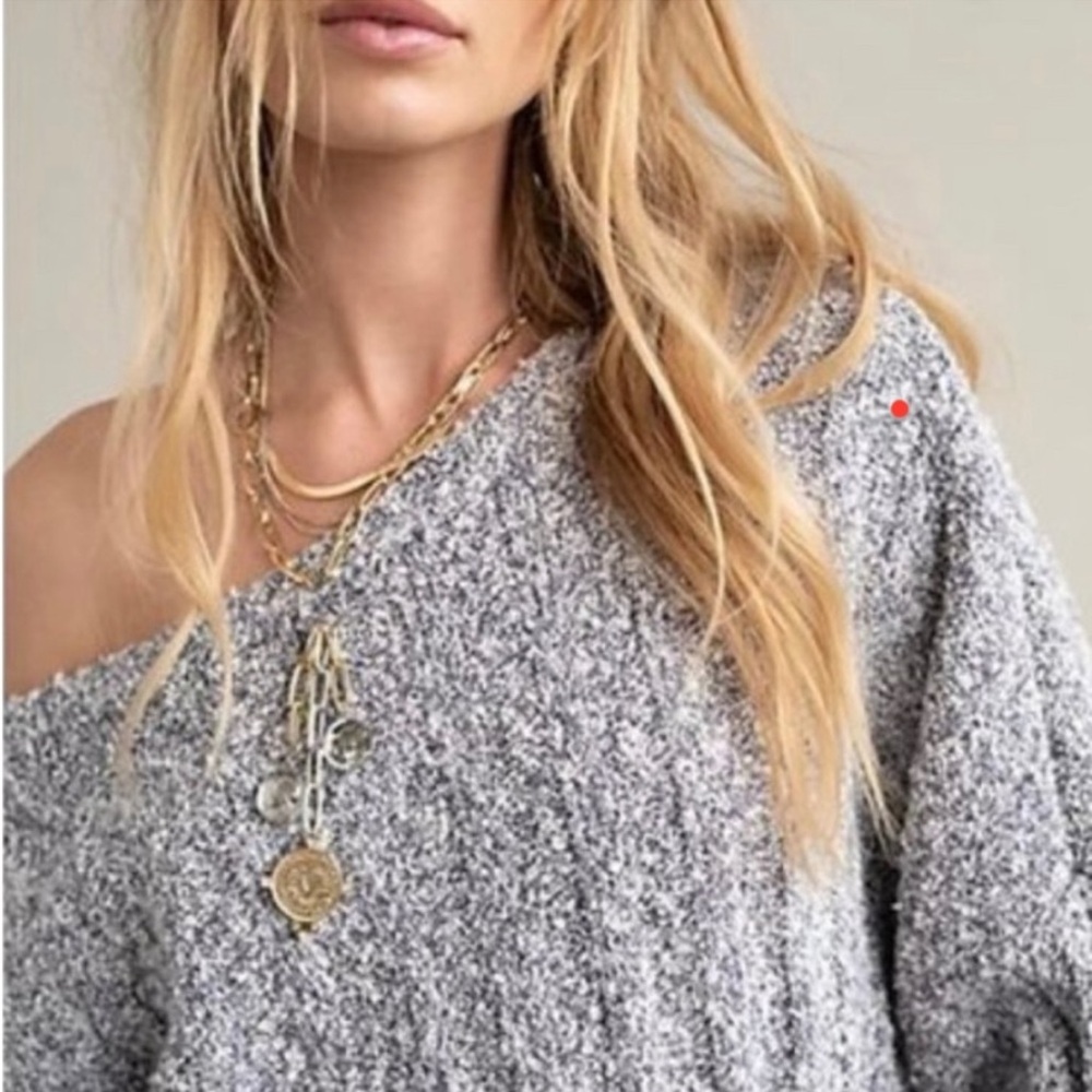 Women’s Free People Good Day cropped pullover sweater, size S